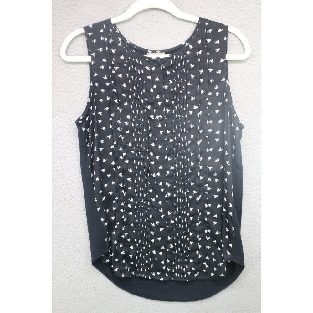 Dolan Left Coast Collection Sleeveless Pintucked Tunic-Size Small-Soft-Comfy